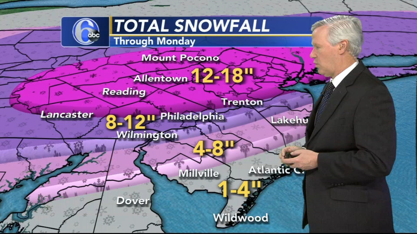 WINTER STORM WARNING Philadelphia AccuWeather forecast for