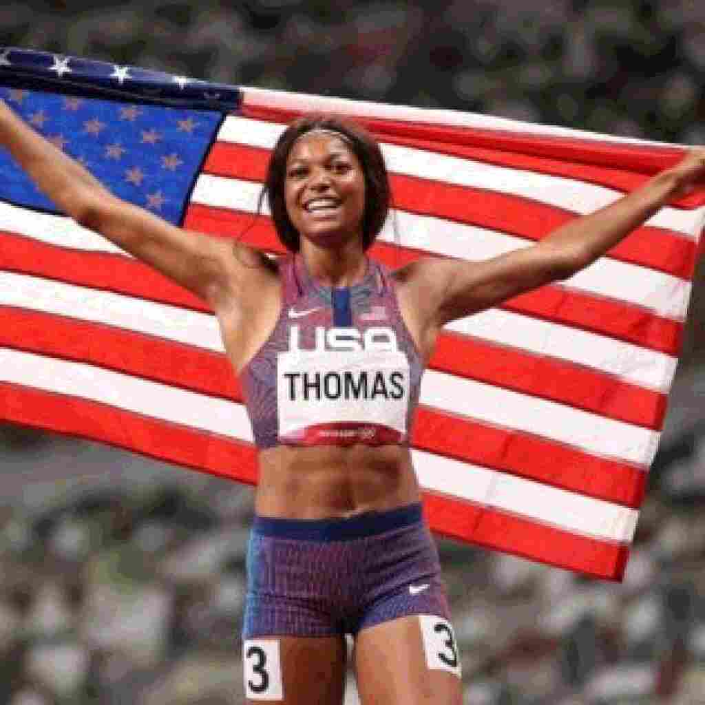 US Track Star Gabby Thomas Shines at Golden Games , Wins Back To Back ...