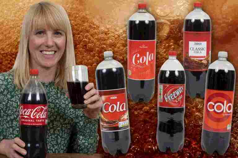 I tried own-brand Coca-Cola and one from a discount supermarket tastes ...