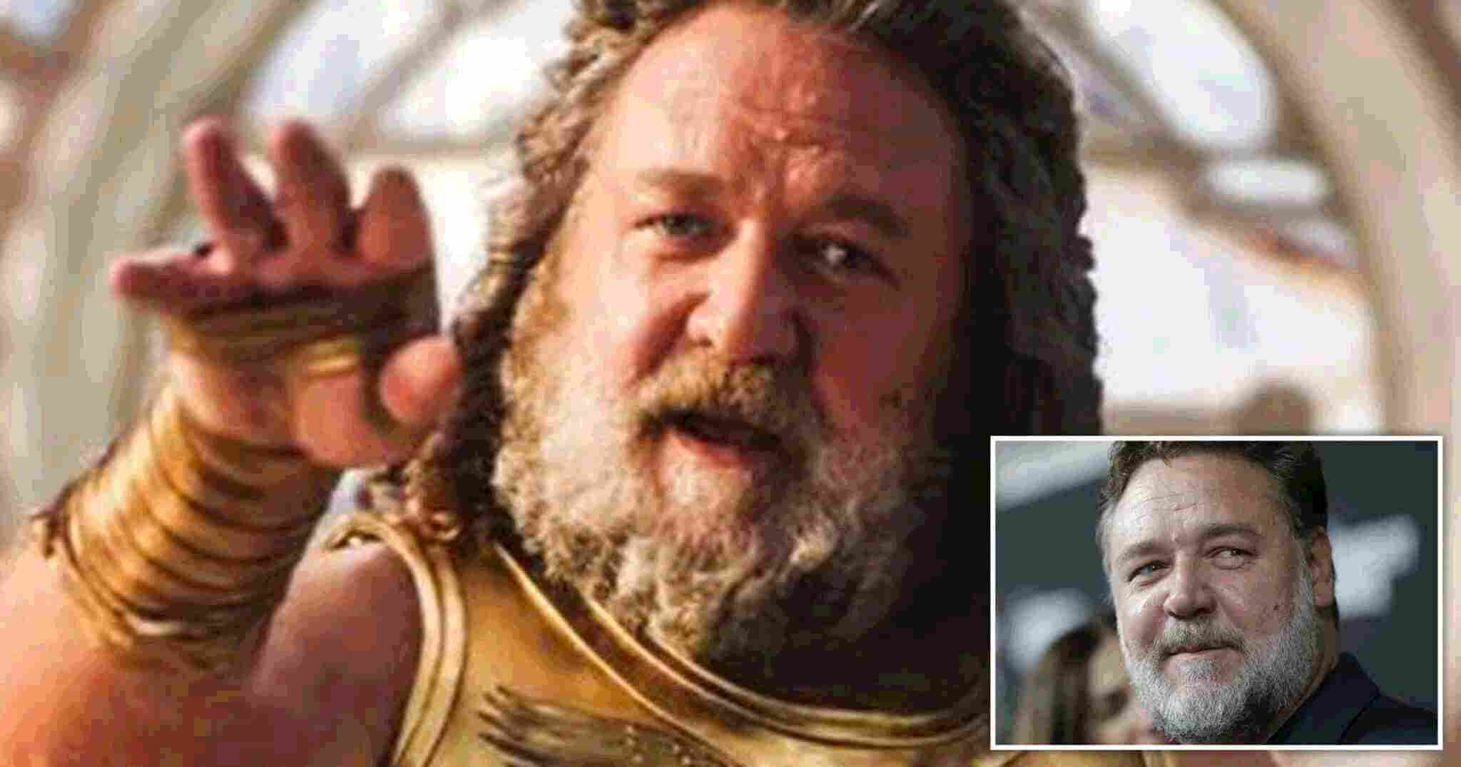 Russell Crowe embraces role as Zeus in Thor: Love and Thunder so much ...