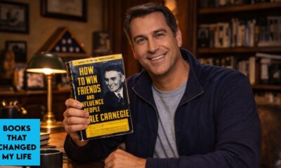 Rob Riggle discussing How to Win Friends and Influence People by Dale Carnegie