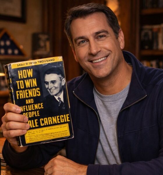 Rob Riggle discussing How to Win Friends and Influence People by Dale Carnegie