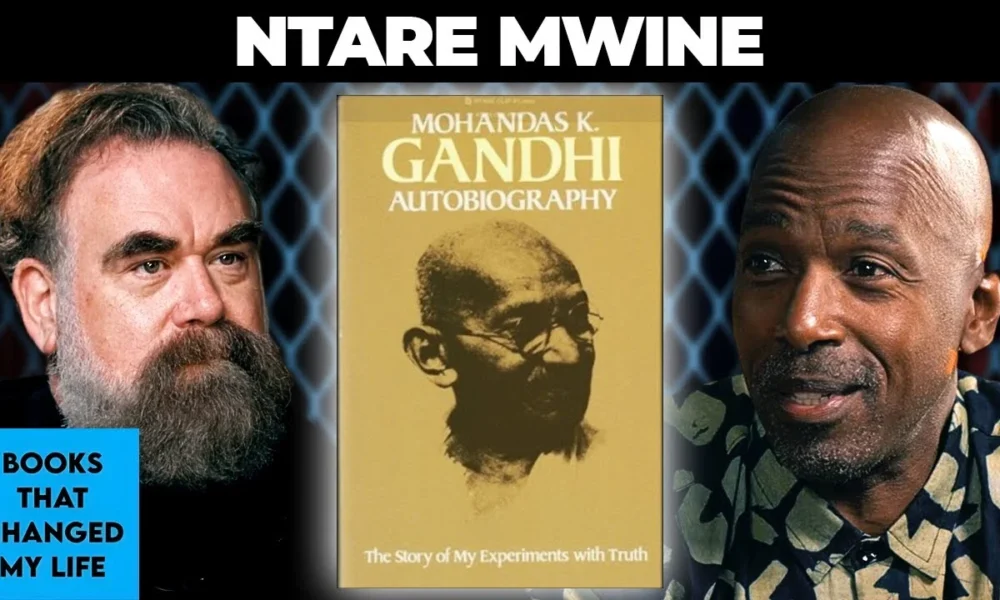 Ntare Guma Mbaho Mwine discussing Gandhi's Autobiography on Books That Changed My Life