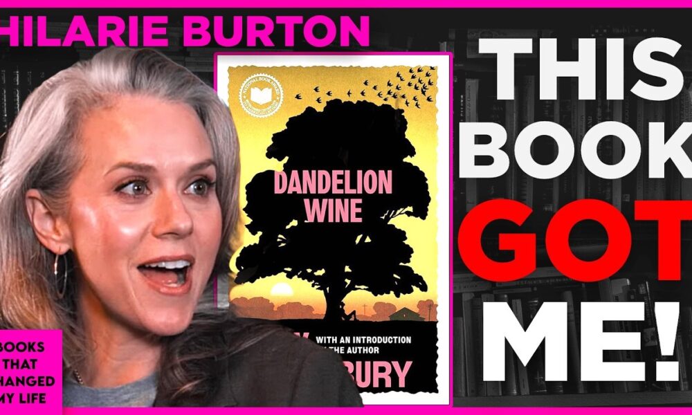 actress Hilarie Burton reflecting on nostalgia gratitude and the magic of everyday moments through Bradbury