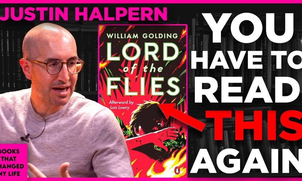 writer Justin Halpern reflecting on masculinity power and disguised truth through William Golding's classic novel