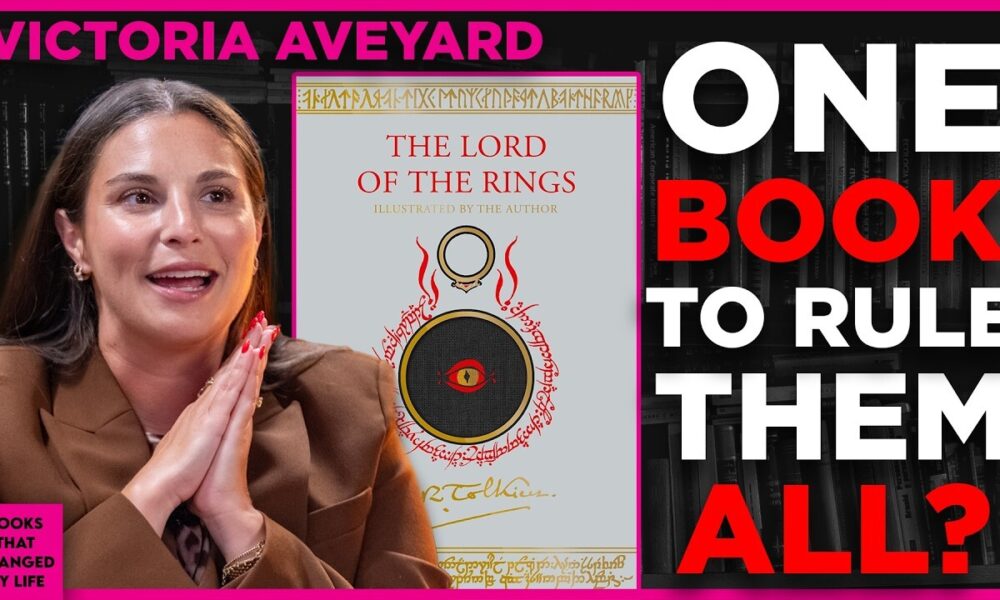 bestselling author Victoria Aveyard reflecting on world-building and creative discipline through Tolkien's trilogy